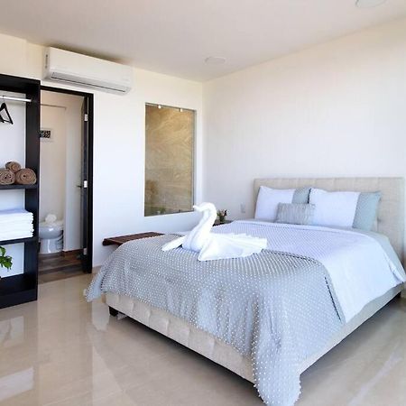 Amara, Depa Con Vista Al Mar Lägenhet Cancún Exteriör bild