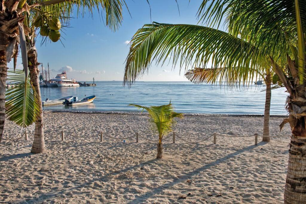 Amara, Depa Con Vista Al Mar Lägenhet Cancún Exteriör bild
