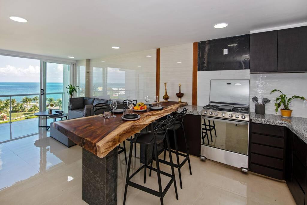 Amara, Depa Con Vista Al Mar Lägenhet Cancún Exteriör bild