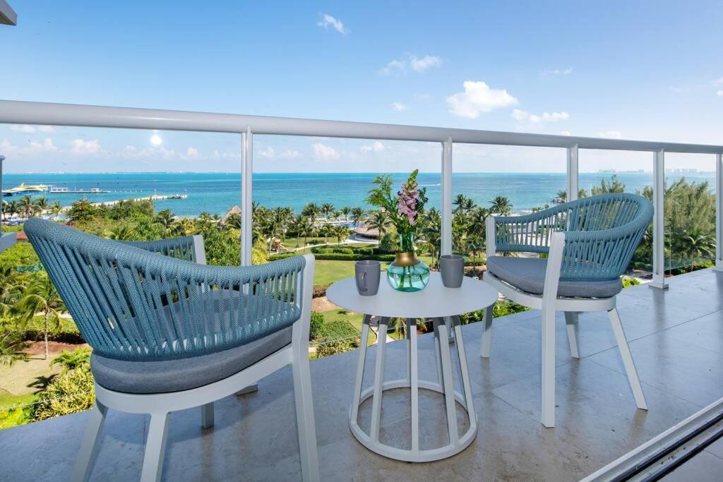 Amara, Depa Con Vista Al Mar Lägenhet Cancún Exteriör bild