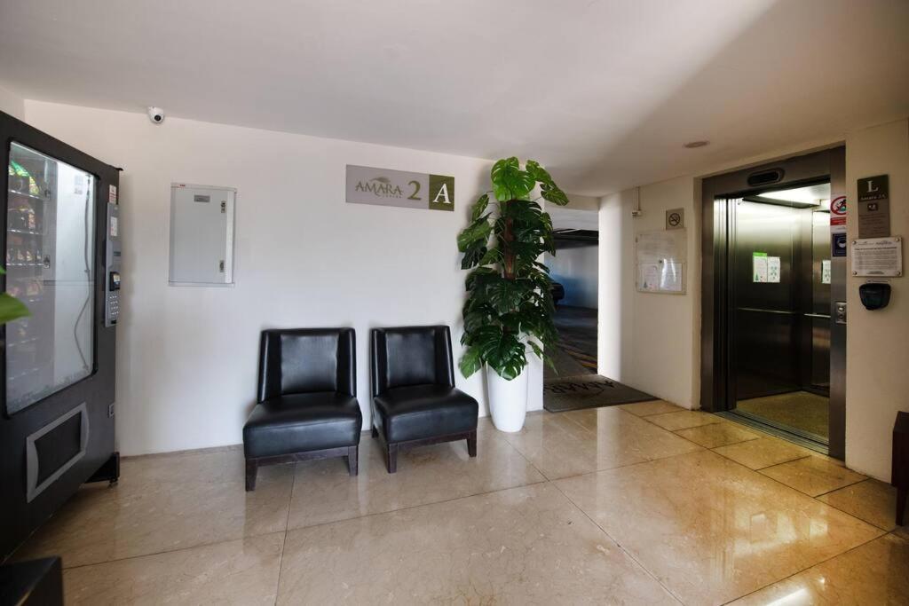 Amara, Depa Con Vista Al Mar Lägenhet Cancún Exteriör bild