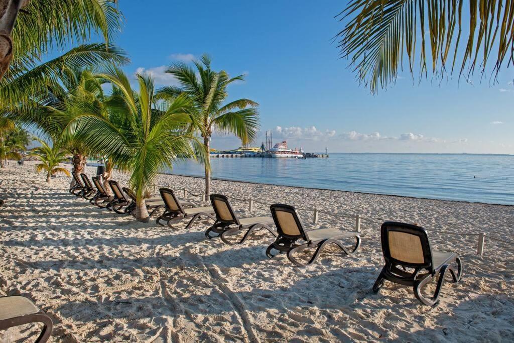 Amara, Depa Con Vista Al Mar Lägenhet Cancún Exteriör bild