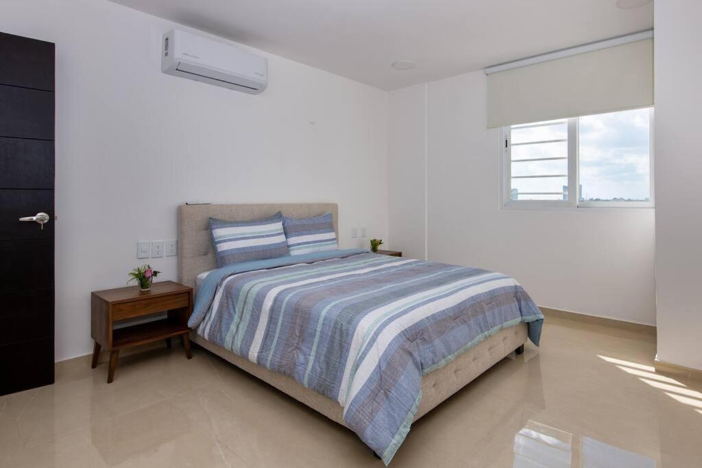 Amara, Depa Con Vista Al Mar Lägenhet Cancún Exteriör bild